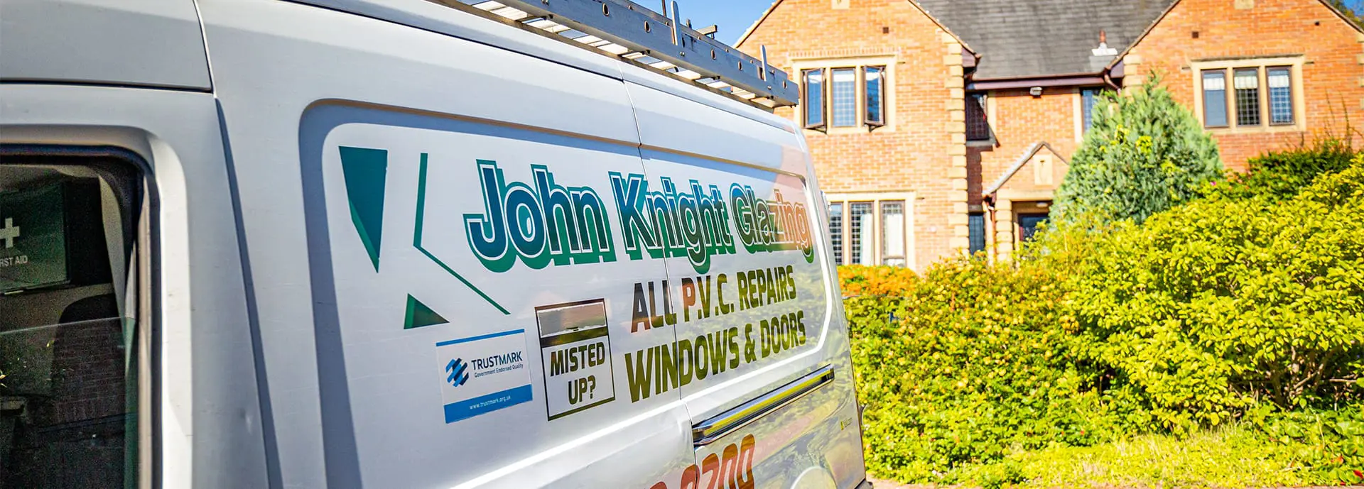 Side van shot of John Knight Glazing